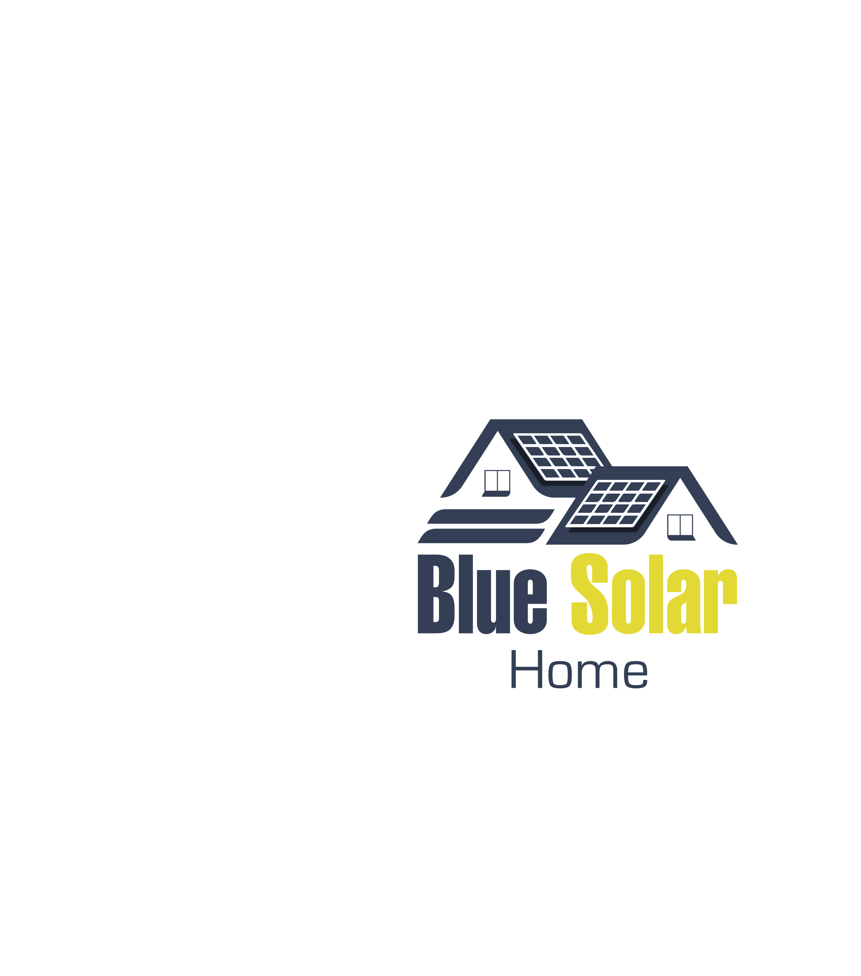 Blue Solar Home logo alternativo