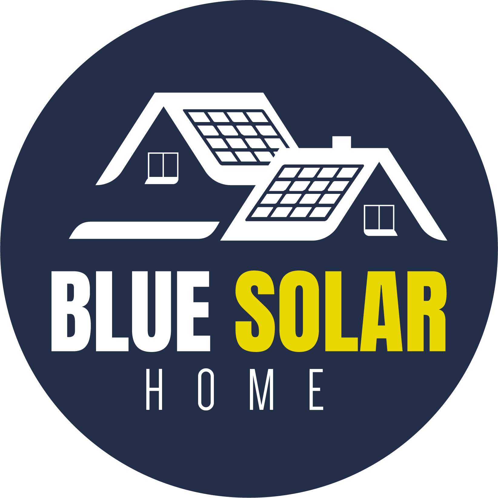 Blue Solar Home logo alternativo